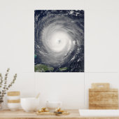 Auge des Hurrikans Poster (Küche)