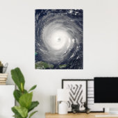 Auge des Hurrikans Poster (Heimbüro)