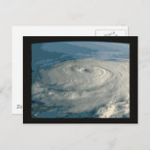 Auge des Hurrikans Postkarte (Vorne/Hinten)