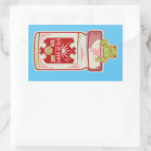 Auge des Jungen Macbeth Rechteckiger Aufkleber (Tasche)