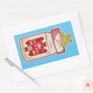 Auge des Jungen Macbeth Rechteckiger Aufkleber