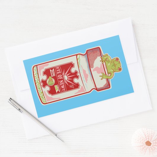 Auge des Jungen Macbeth Rechteckiger Aufkleber (Umschlag)