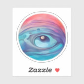 Auge des Kosmos Aufkleber (Blatt)