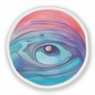 Auge des Kosmos Aufkleber