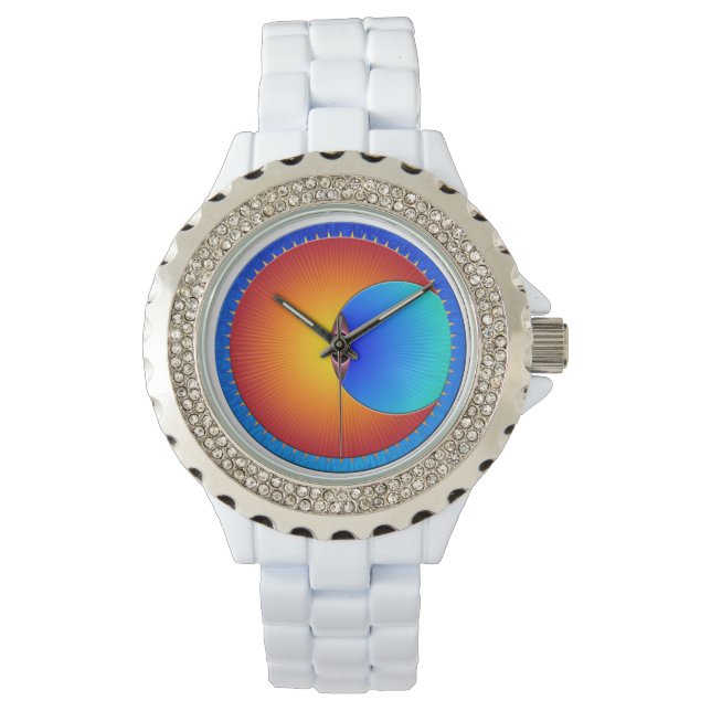 Auge des Kristall Armbanduhr (Vorderseite)