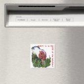 Auge des Nah-up-Entenfotos Magnet (In Situ (Geschirrspüler))