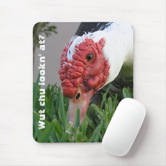Auge des Nah-up-Entenfotos Mousepad (Mit Mouse)