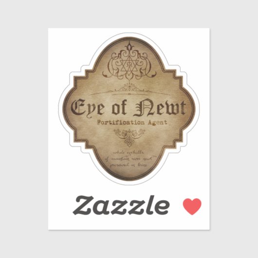 Auge des newt Apothecary DC Aufkleber (Blatt)