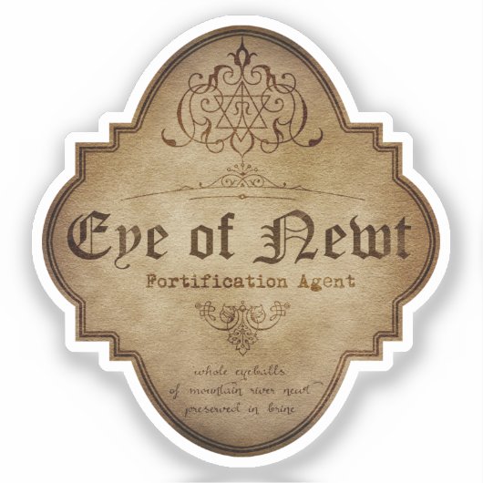 Auge des newt Apothecary DC Aufkleber (Vorderseite)