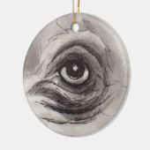 Auge des Nilpferds – Blick Sammlung Keramik Ornament (Links)