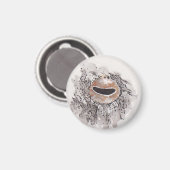 Auge des Oktopus – Gaze Collection Magnet (Vorderseite/Rückseite)