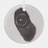 Auge des Panda – Gaze Collection Ornament Aus Glas (Vorderseite)