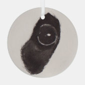 Auge des Panda – Gaze Collection Ornament Aus Glas (Rückseite)