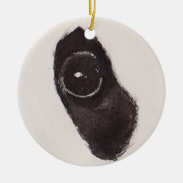 Auge des Pandas – Gaze-Kollektion Keramik Ornament