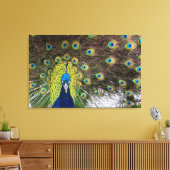 Auge des Pfaues Leinwanddruck (Insitu (Wohnzimmer))