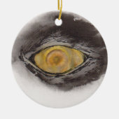 Auge des Pinguins – Blick Sammlung Keramik Ornament (Vorne)