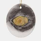 Auge des Pinguins – Blick Sammlung Keramik Ornament (Links)