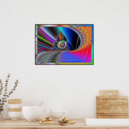 Auge des Pyramidenplakats Poster (Küche)