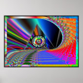 Auge des Pyramidenplakats Poster (Vorne)