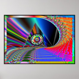 Auge des Pyramidenplakats Poster