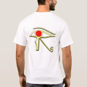 Auge des Ra- und Ankh-Shirts T-Shirt (Rückseite)