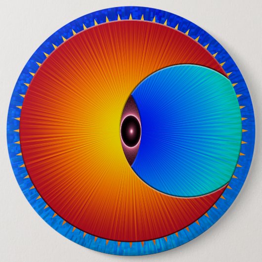 Auge des runden Knopfes Button (Vorderseite)