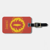 Auge des Sauron-Symbols Gepäckanhänger (Vorderseite horizontal)