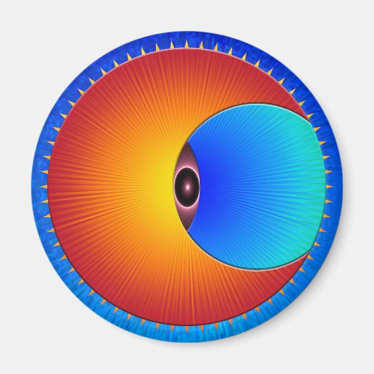 Auge des Sonnenmagneten Magnet (Vorne)
