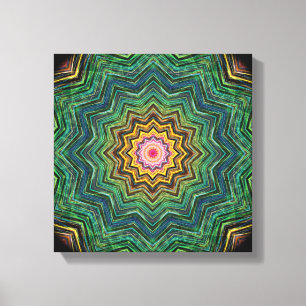Auge des Star Kaleidoskops Leinwanddruck