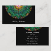 Auge des Sternes - Mandala Visitenkarte (Vorne/Hinten)