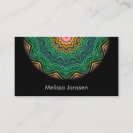 Auge des Sternes - Mandala Visitenkarte