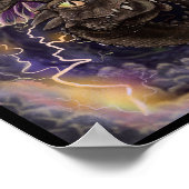 Auge des Sturmdrachen Kunst Poster (Ecke)