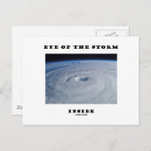 Auge des Sturms im Inneren (Auge des Hurrikans) Postkarte (Vorne/Hinten)