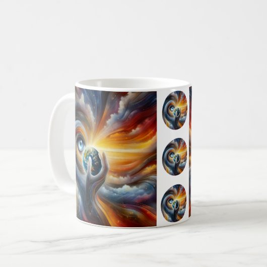 Auge des Sturms Kaffeetasse (Vorderseite Links)