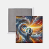 Auge des Sturms Magnet (Vorderseite/Rückseite)