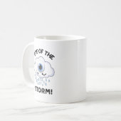 Auge des Sturms Witterungssturm Kaffeetasse (Vorderseite Links)