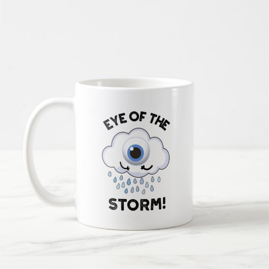 Auge des Sturms Witterungssturm Kaffeetasse (Links)