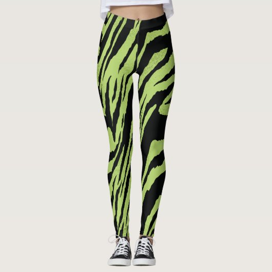 Auge des Tiger-Punks Leggings (Vorderseite)