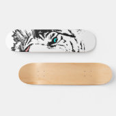 Auge des Tiger-Skateboards Skateboard (Horizontal)