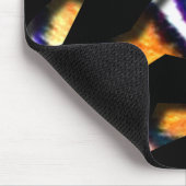 Auge des Tigerreißs durch Mousepad (Ecke)