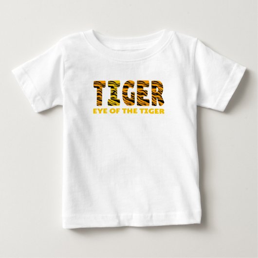 Auge des Tigers Baby T-shirt (Vorderseite)