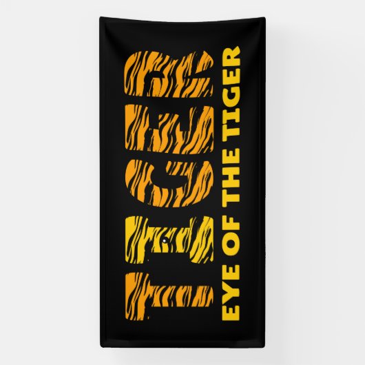Auge des Tigers Banner (Vertikal)