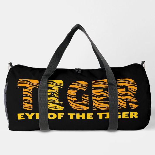 Auge des Tigers Duffle Bag (Rückseite)