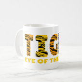 Auge des Tigers Kaffeetasse (Vorderseite Links)