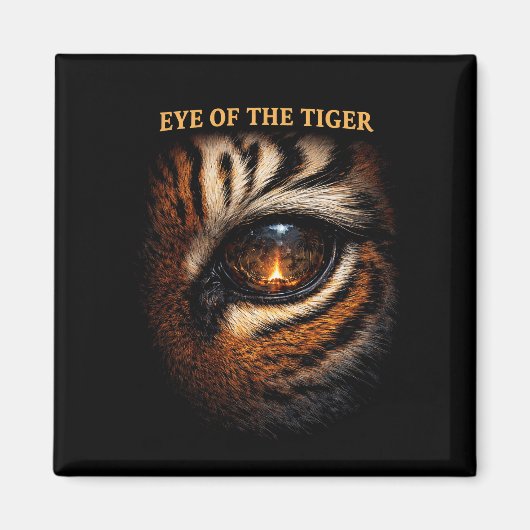 Auge des Tigers Magnet (Vorne)