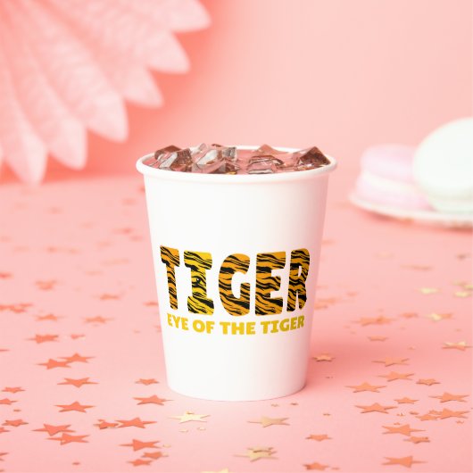 Auge des Tigers Pappbecher (Insitu)