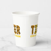 Auge des Tigers Pappbecher (Rechts)