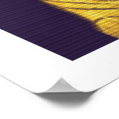 Auge des Tigers Poster (Ecke)