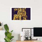Auge des Tigers Poster (Heimbüro)