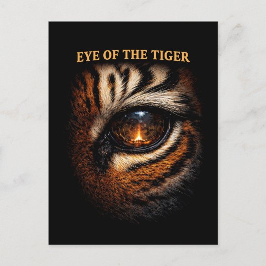 Auge des Tigers Postkarte (Vorderseite)